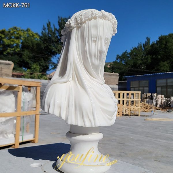 Natural-White-Marble-Veiled-Lady-Bust-Sculpture-for-Sale-2