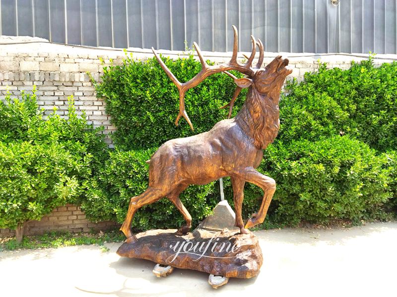 bronze Elk Statues for Sale