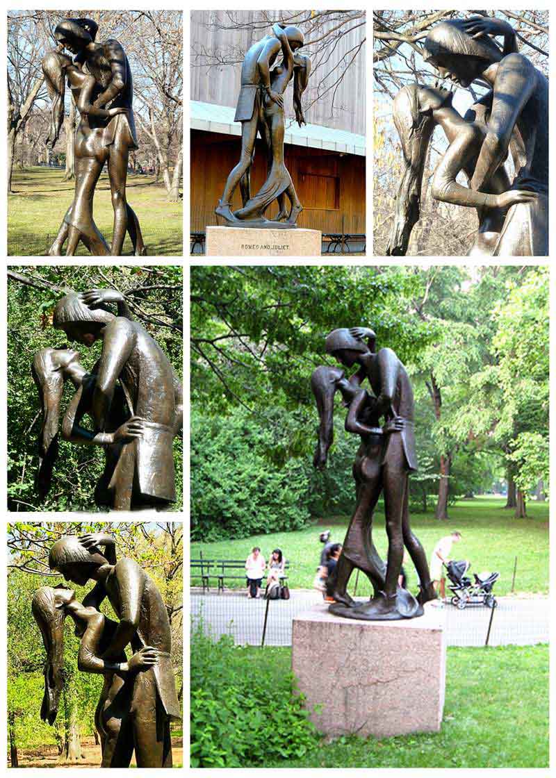 bronze romeo and juliet statue