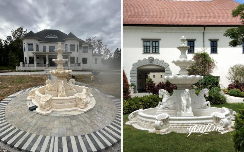 horse statue water fountain feedback