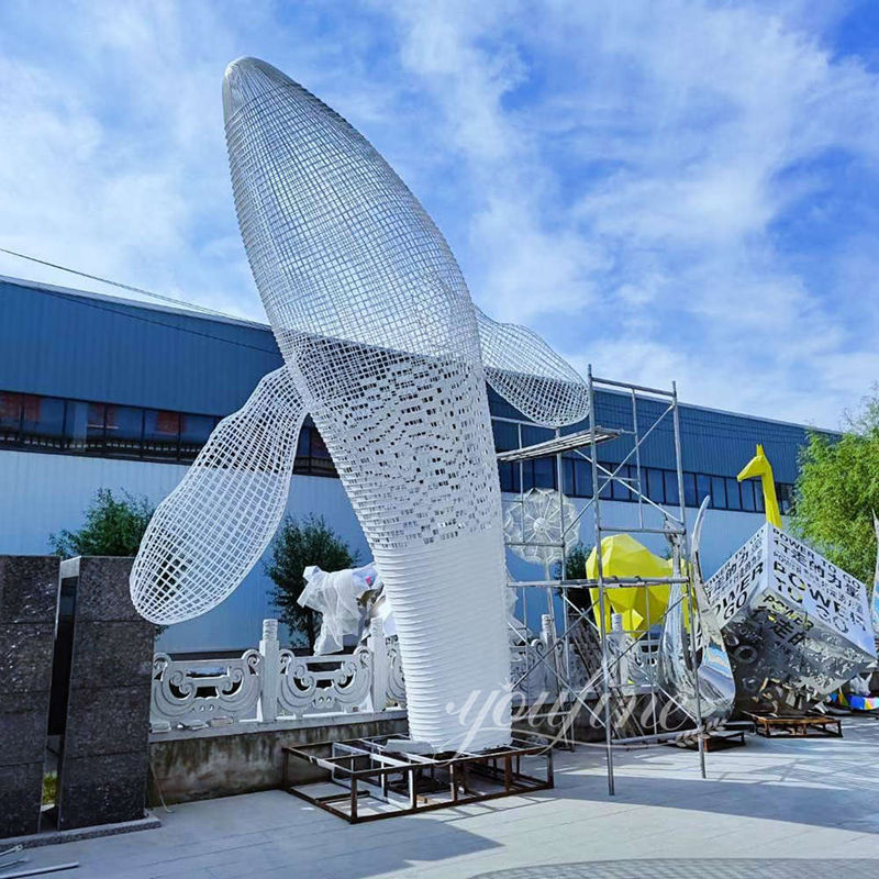 large whale sculpture for outdoors