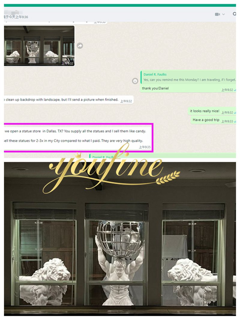 marble sculpture feedbak