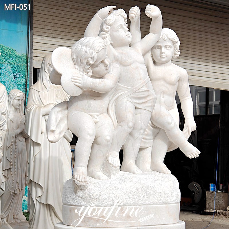 Custom-Marble-children-sculpture-for-Garden-Decor-for-sale