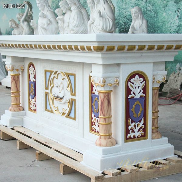 Custom Size And Design Made Marble Altar For Sale