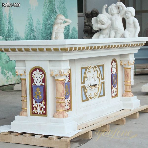 Custom Size And Design Made Marble Altar For Sale