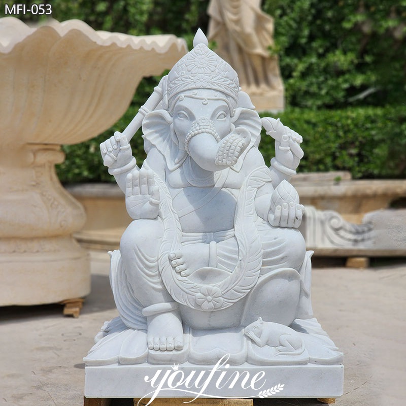 Large Size Marble Ganesh Statue for Home Decor for Sale