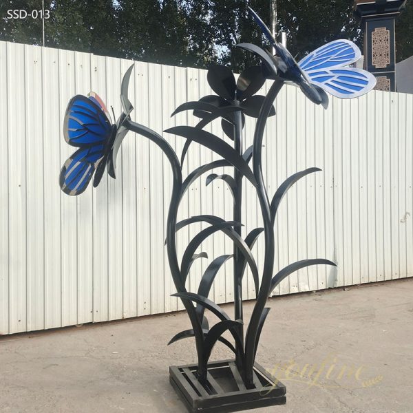 Large Stainless Steel Butterfly Public Place Decor for Sale