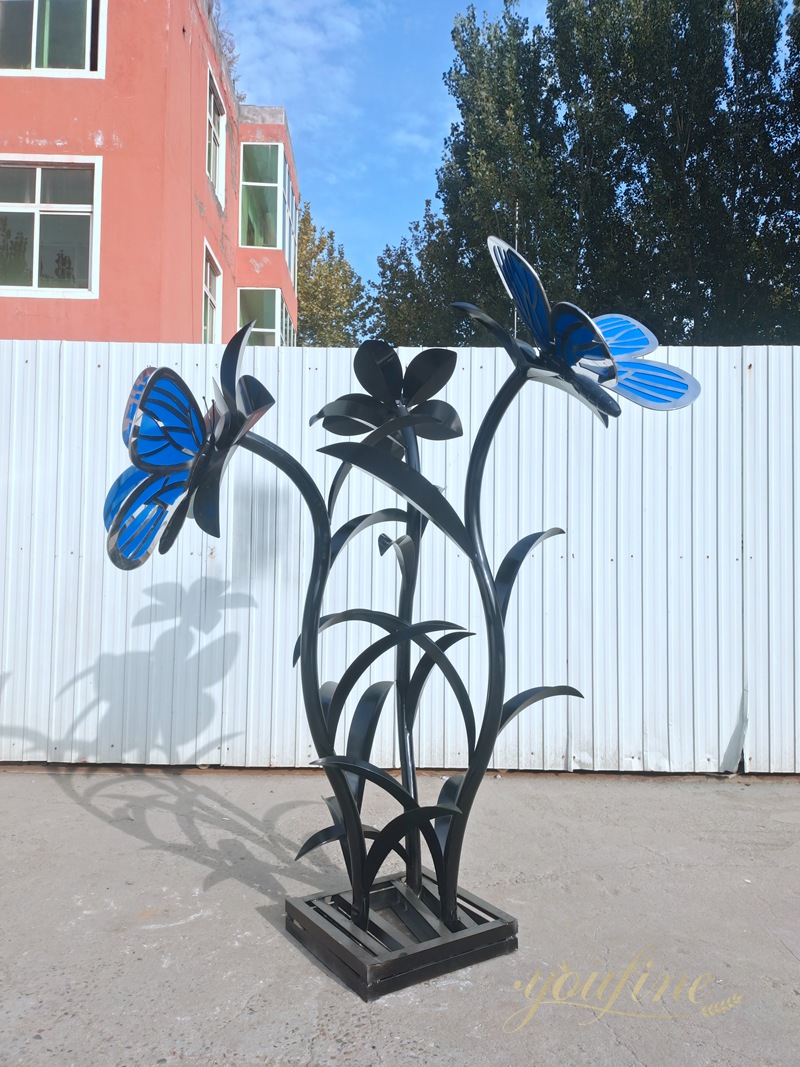 Large Stainless Steel Butterfly Public Place Decor for Sale