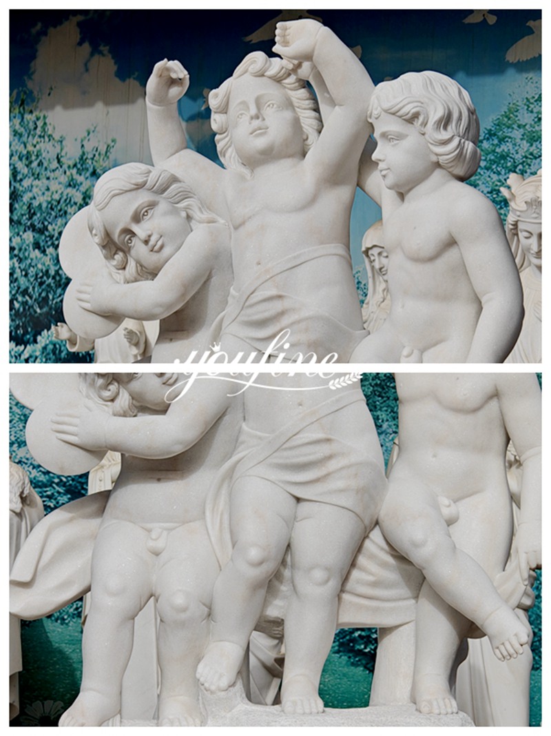 Marble Child Statues