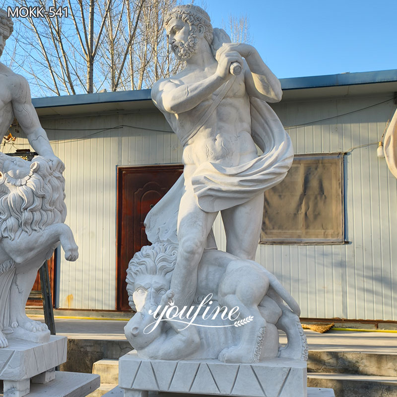 Hercules Nemean Lion Statue