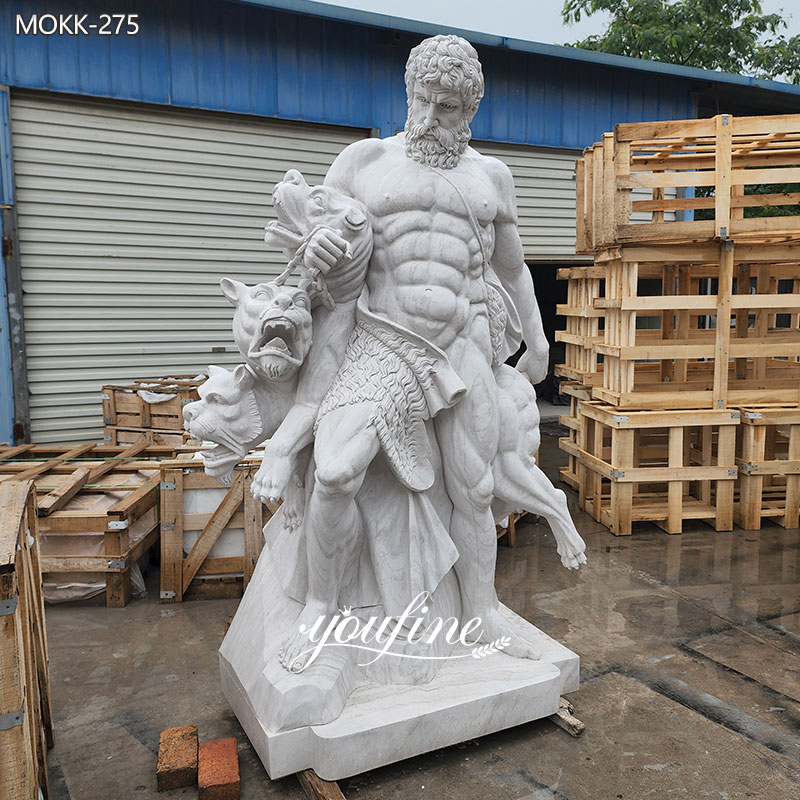 Hercules and Cerberus Statue replica