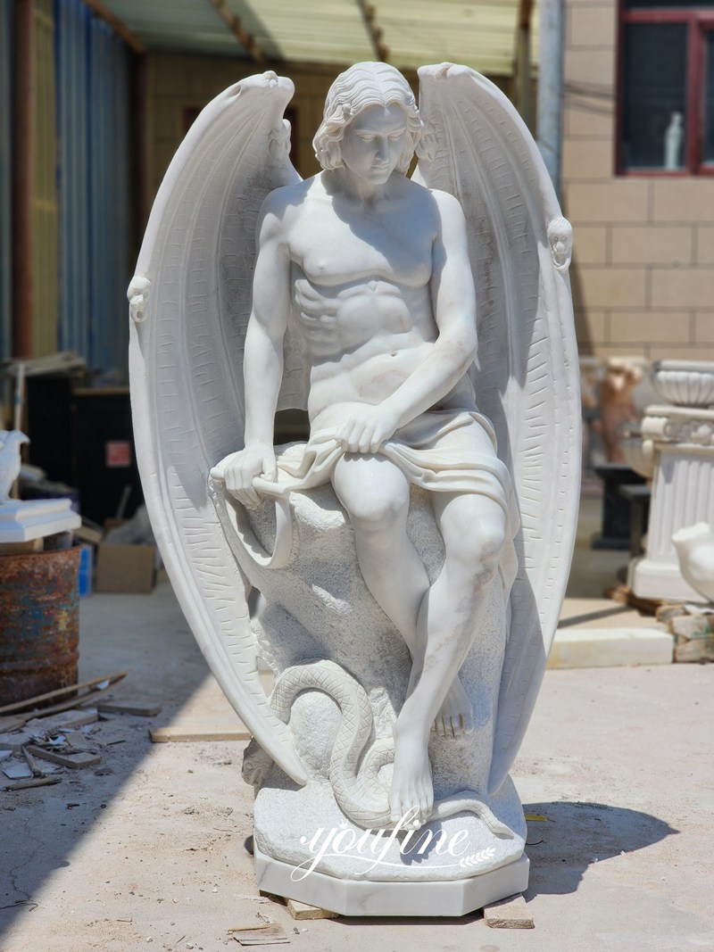 Lucifer statue