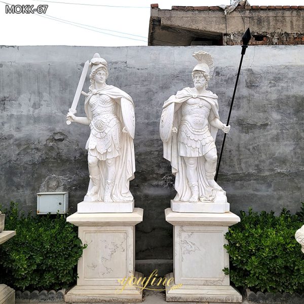Roman-Marble-Statues-of-Warriors