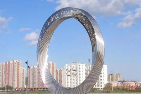 Stainless Steel Möbius Strips Sculpture Illuminate Modern Spaces — Unveiling Endless Beauty- YouFine - Toldnews - 