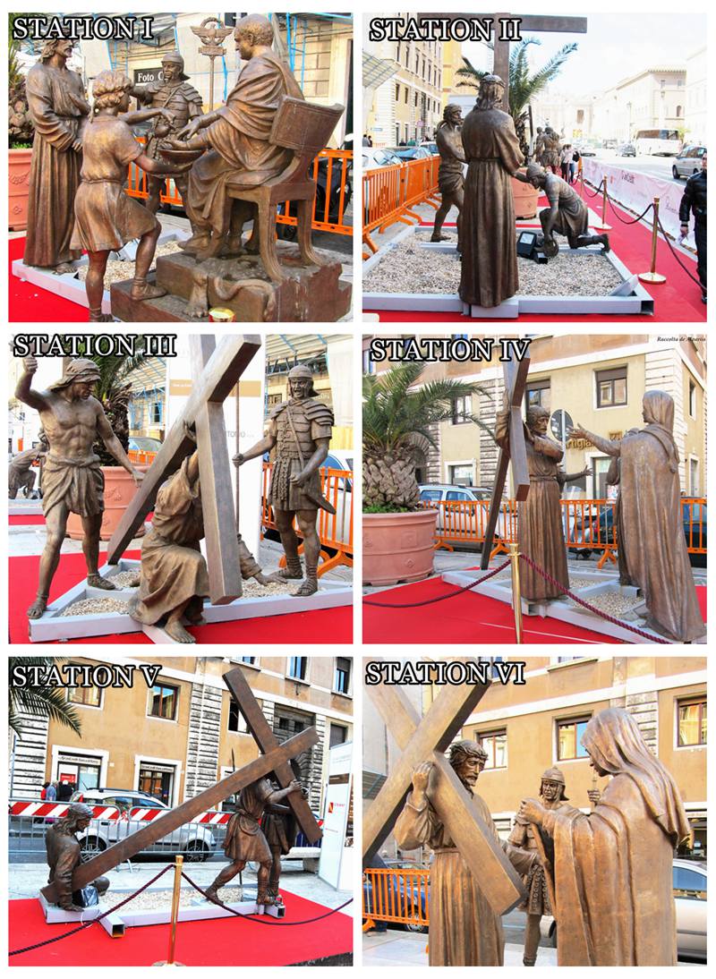 Stations of the Cross Sculpture