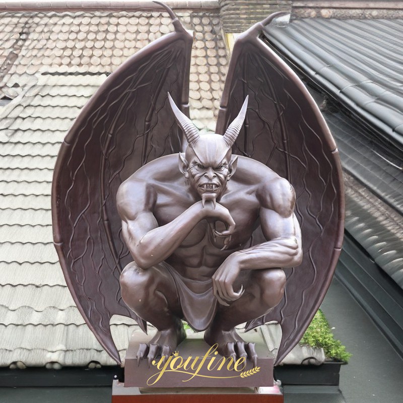 extra Bronze gargoyle sculpture