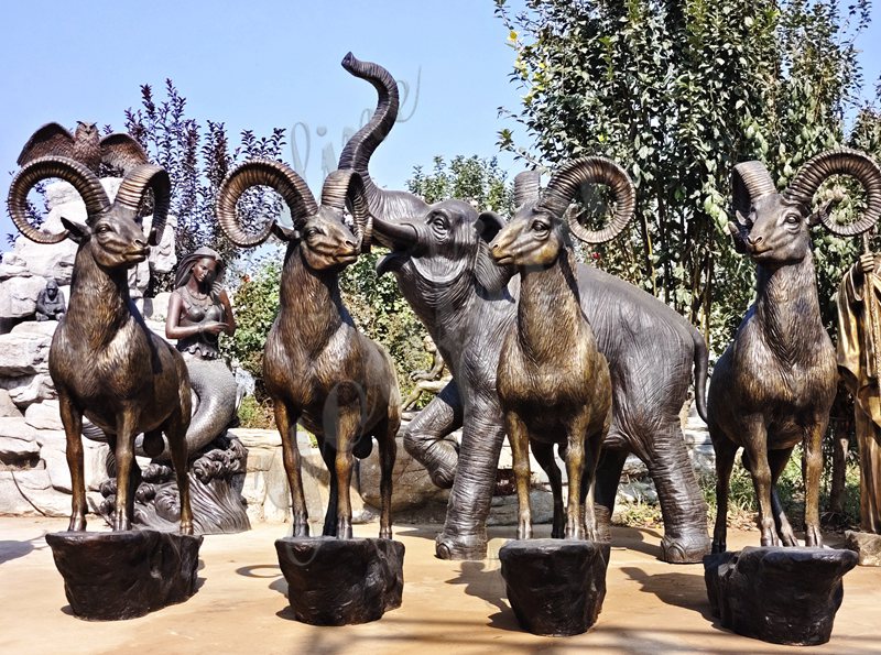 goat sculpture