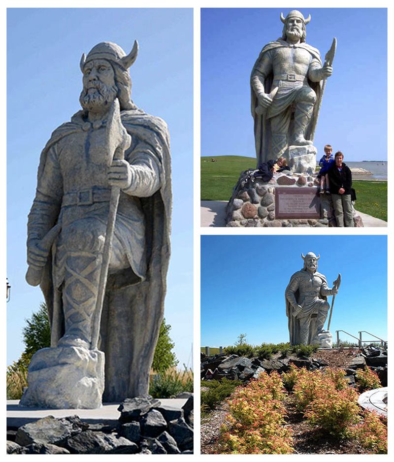large Viking statue