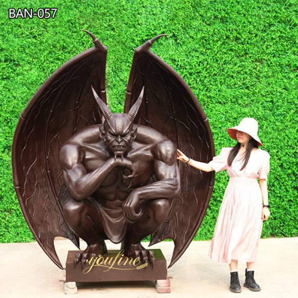 large bronze gargoyle statues for sale