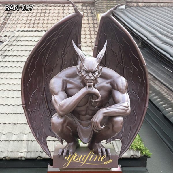 Bronze Large Outdoor Gargoyle Statues for Sale BAN-057
