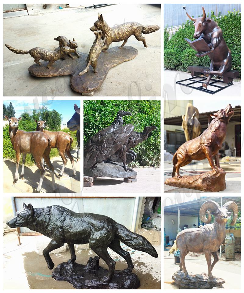 life size animal statues