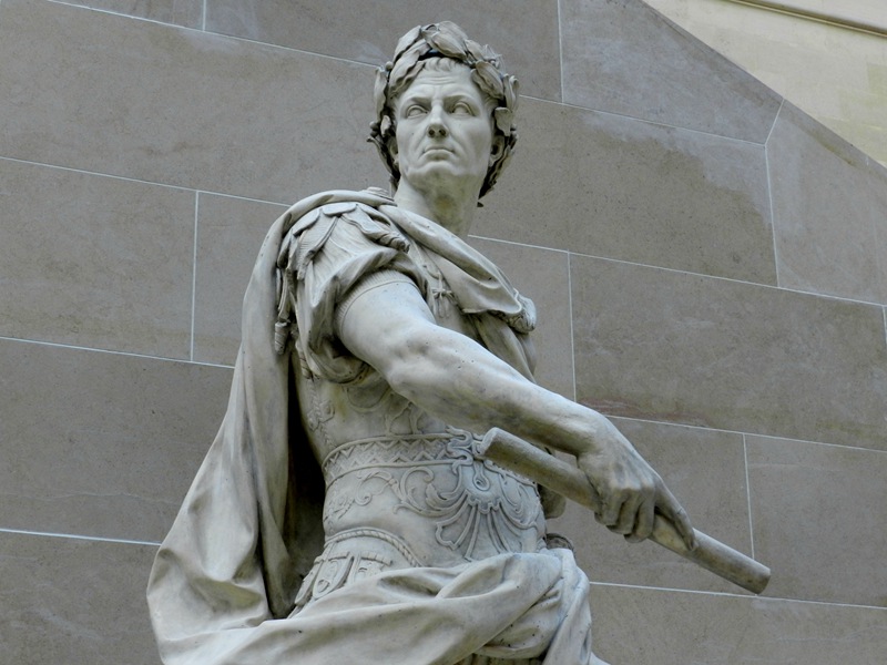 Famous Roman Marble Julius Caesar Sculpture