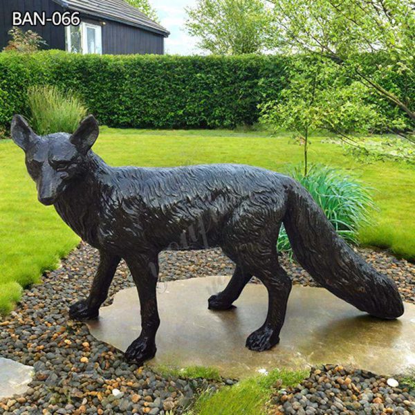 Life Size fox statue for garden