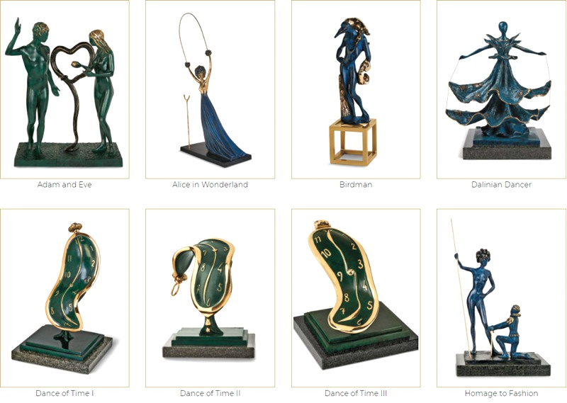 dali bronze sculptures