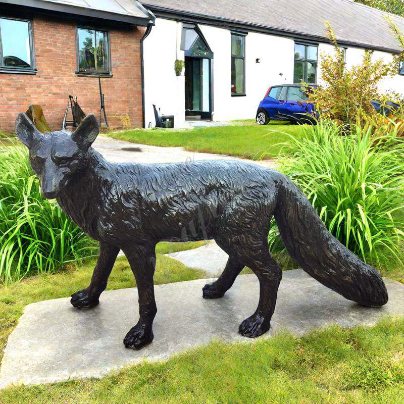 fox statue for garden