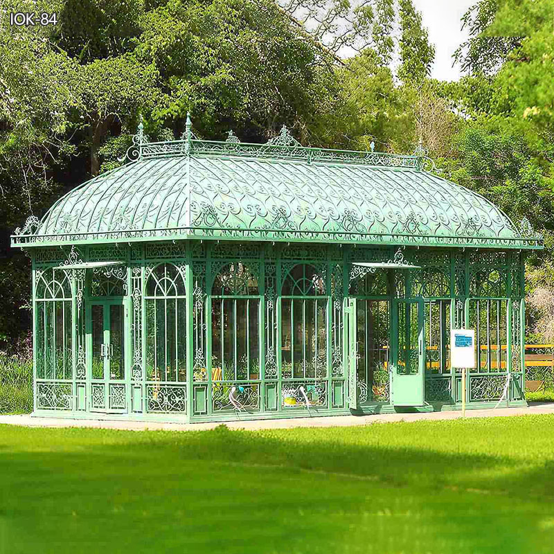 Wrought Iron Victorian Style Greenhouse for Sale IOK-84