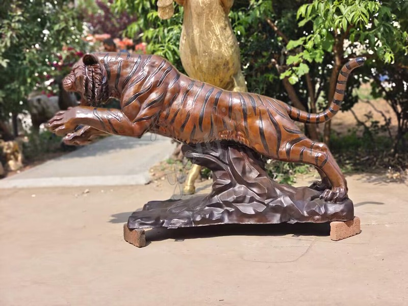 life size bronze tiger sculptures