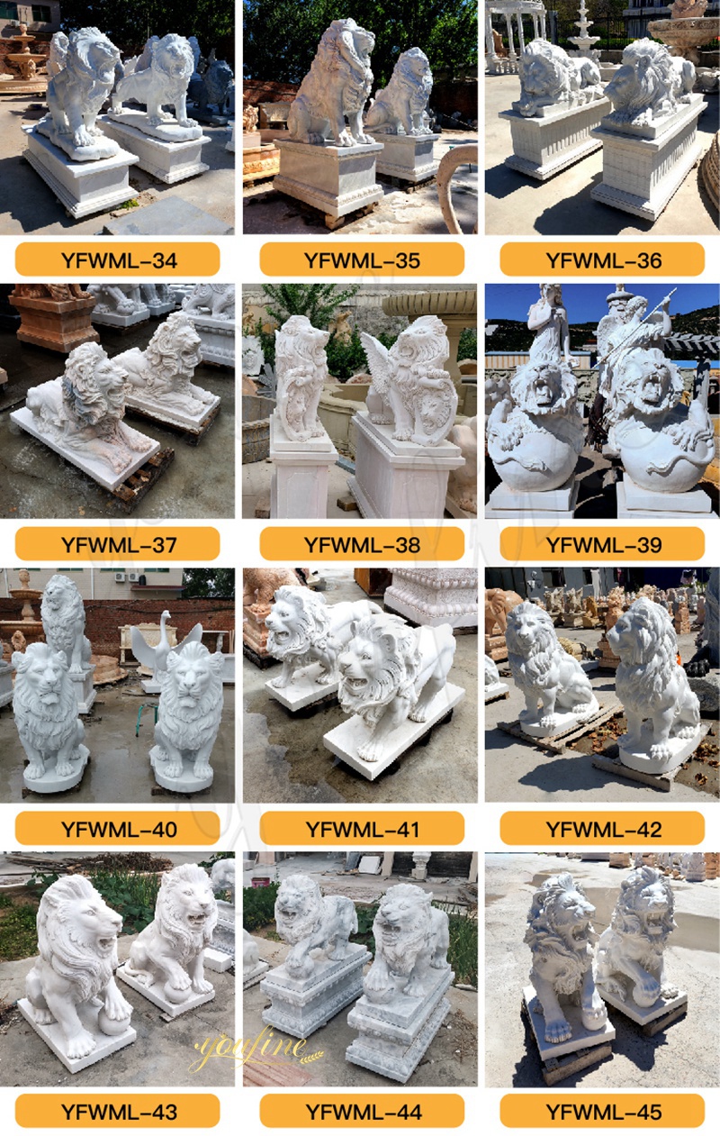 marble lion statue for sale 1