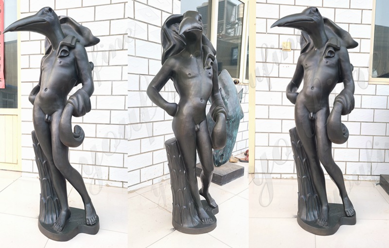 sculpture dali bronze