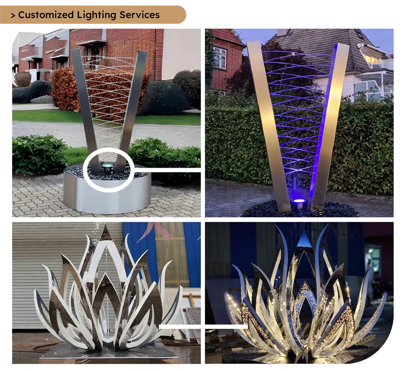 youfine metal water feature fountain for sale