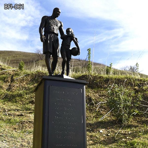 Bronze Basketball Player Statue