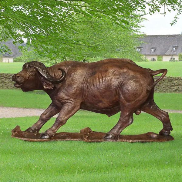 Bronze Outdoor Buffalo Statue