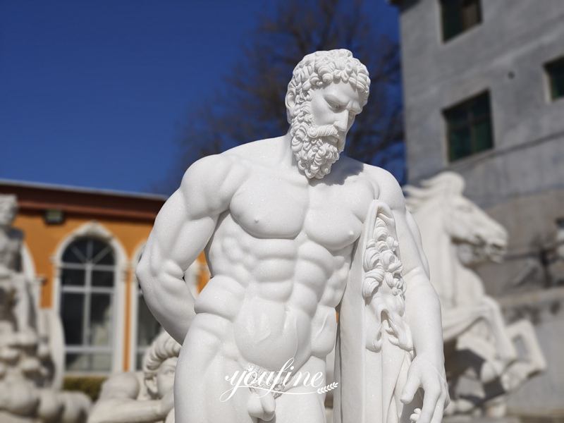 Marble Farnese Hercules Statue DETAIL