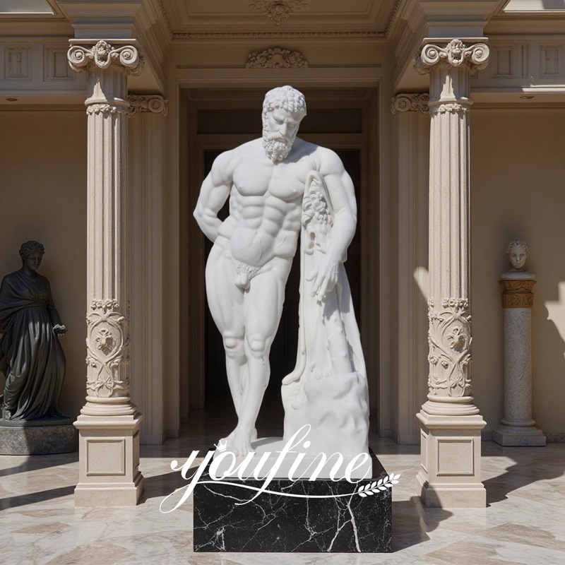 Life Size Marble Farnese Hercules Statue