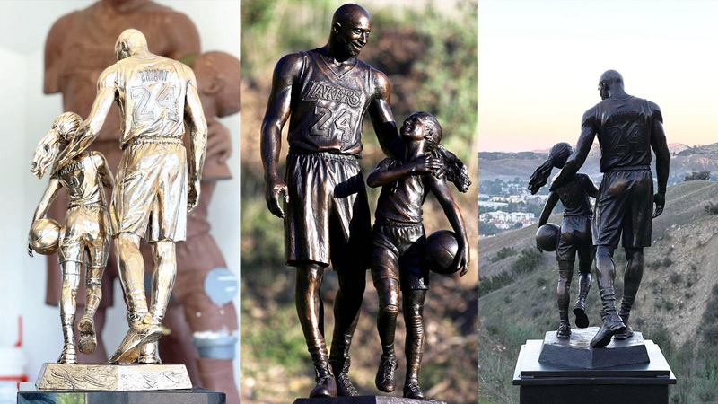 Kobe Bryant with Daughter Art for Sale