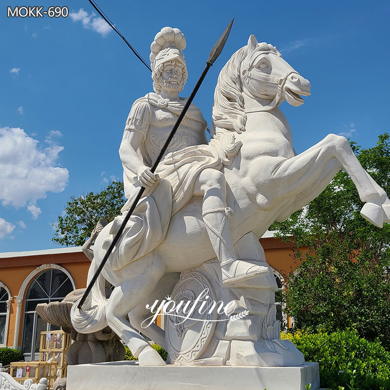 Marble Warrior Statue