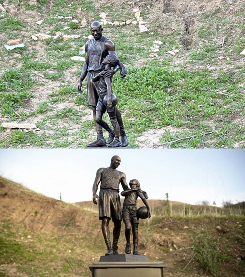 basketball player statue