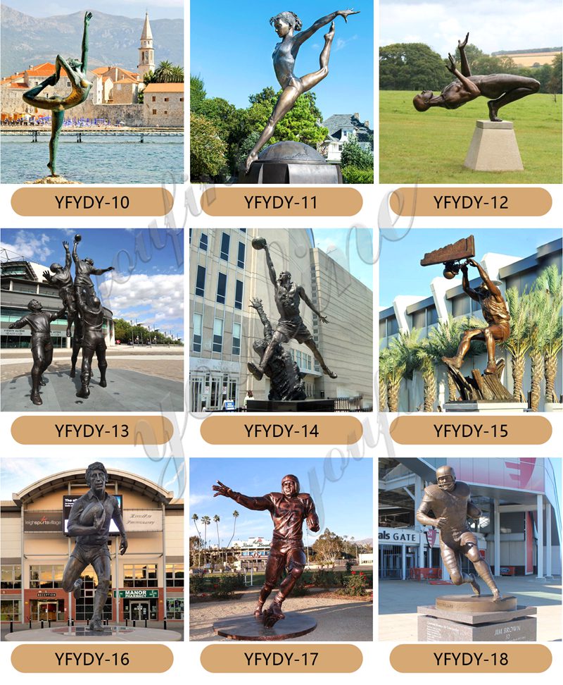 bronze Olympic Sports Art
