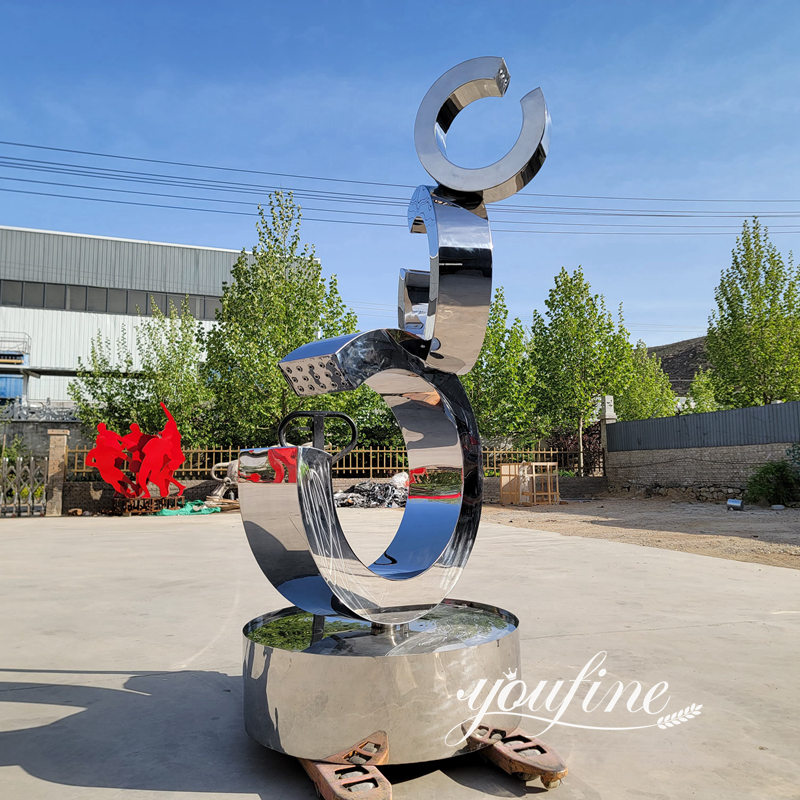 large outdoor modern fountain for garden decor