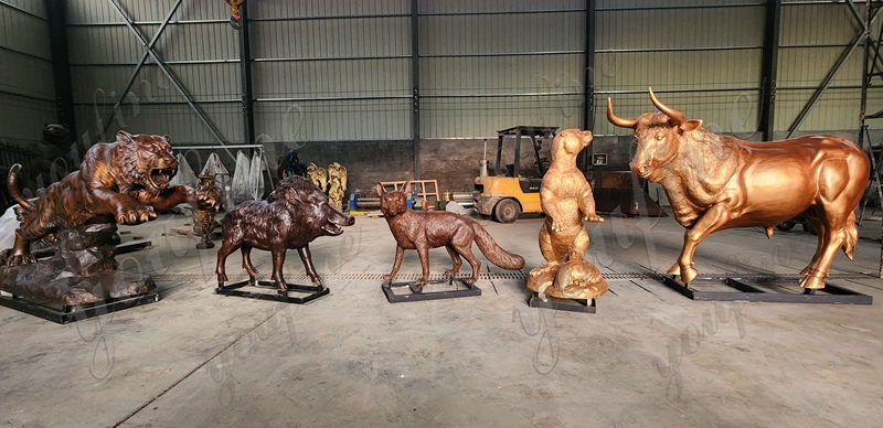 lifesize animal statue