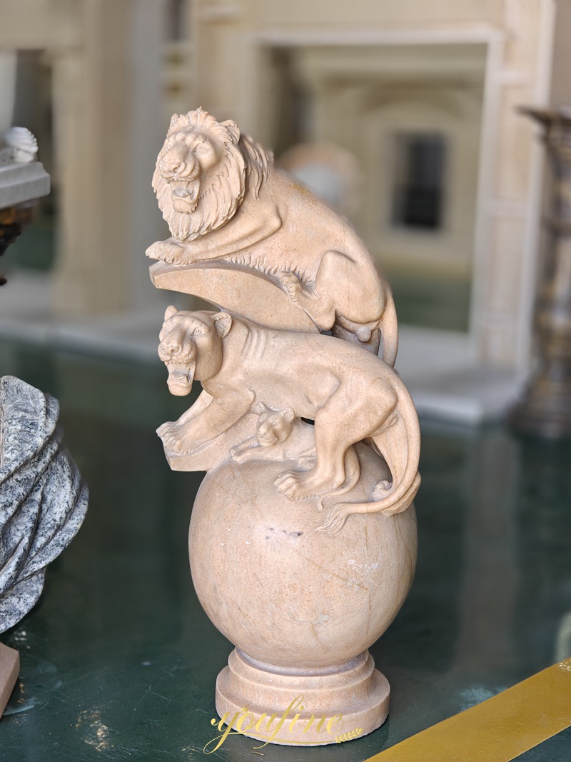 marble lion Figurine