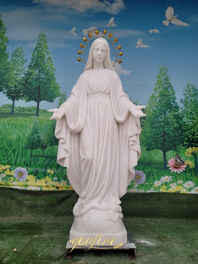 mother mary statue outdoor
