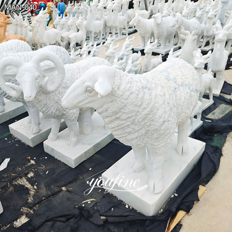 sheep statues
