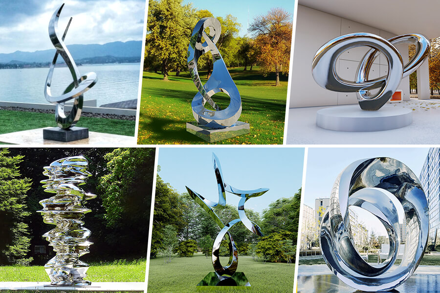 Geometric Abstract Sculpture - Metal Art