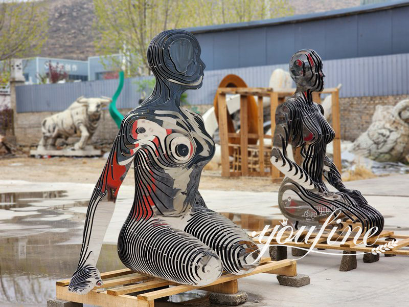 stainless steel disappearing sculpture for outdoors (1)