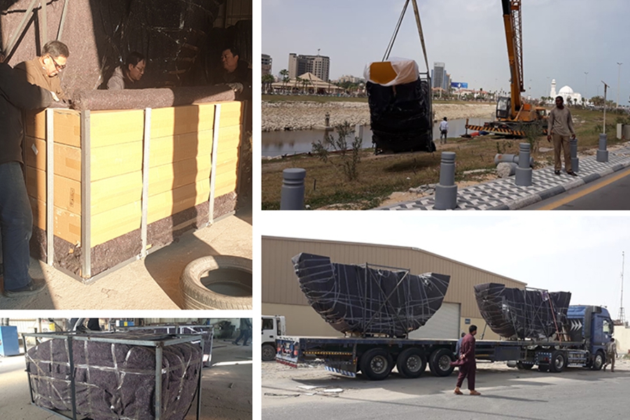 the advantage of youfine produce the public art stainless steel large outdoor sculpture for sale